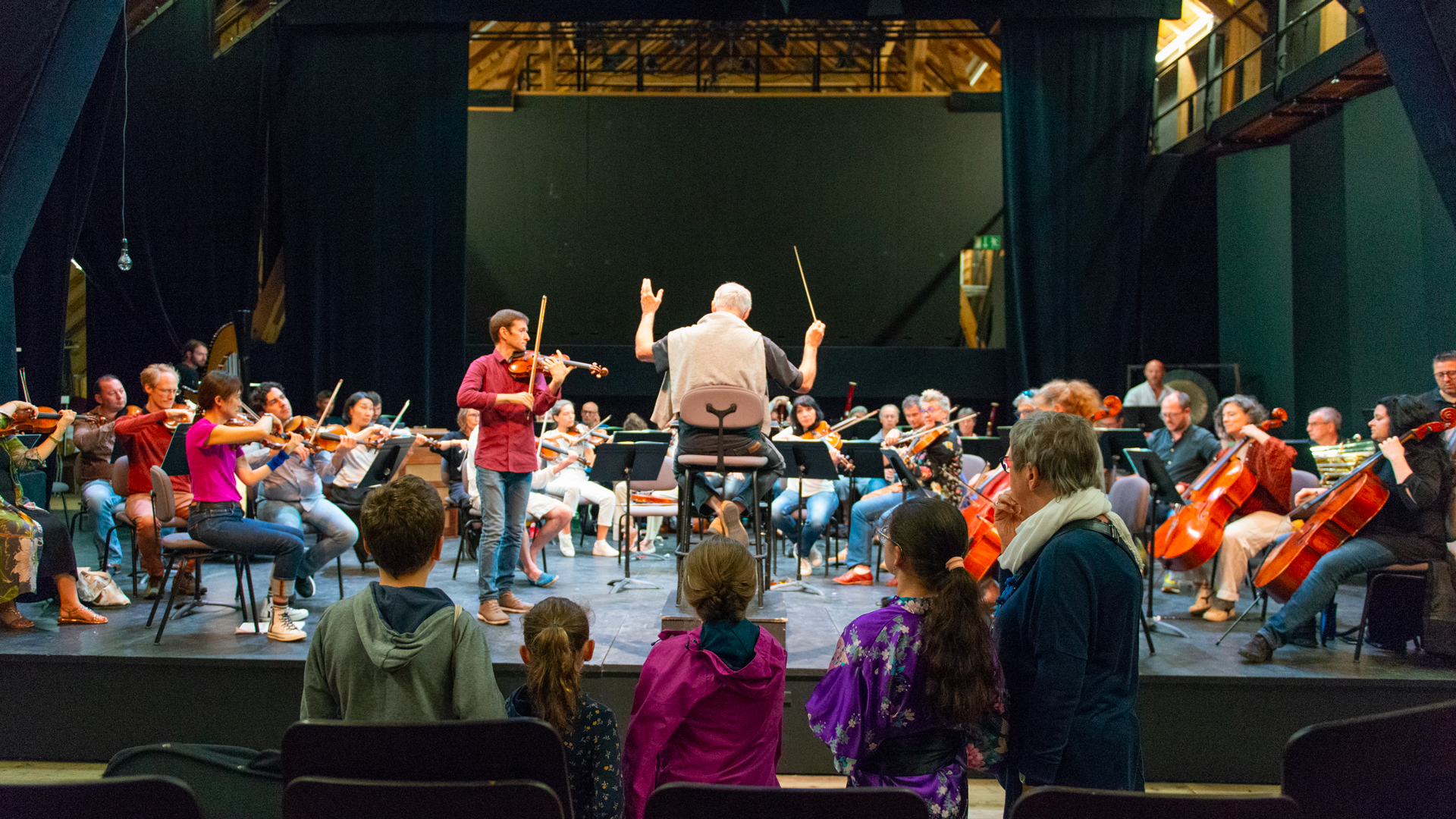 Atelier avec l'orchestre © Benjamin Visinand